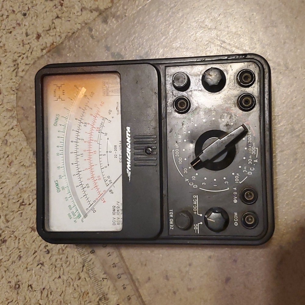 Vintage Radio Shack Micronta Multitester
